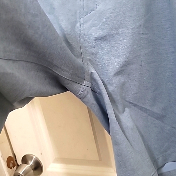 HURLEY MEN'S REGULAR FIT HYBRID BLUE WATER REPELLENT WAISTBAN WALK SHORT SIZE 40 - Picture 4 of 9